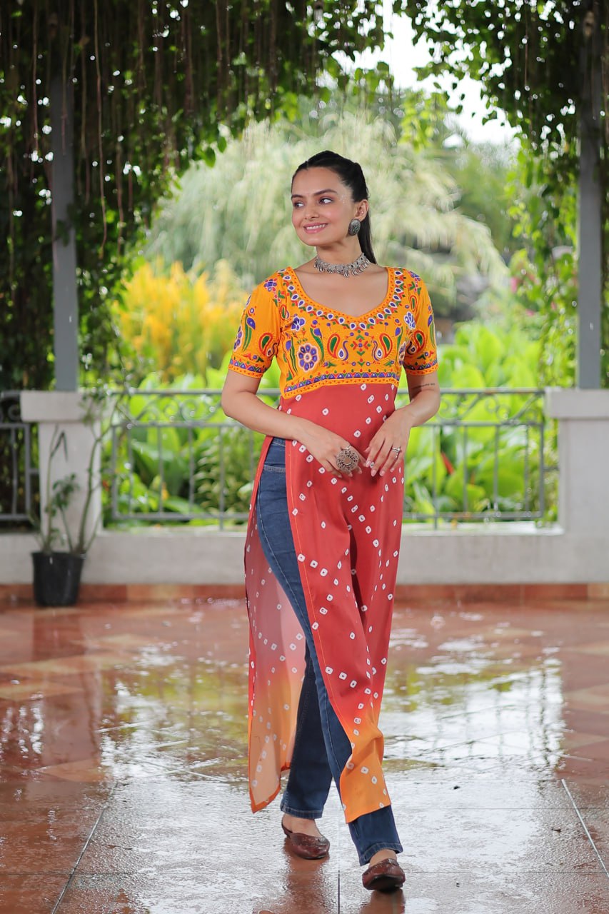 DANDIYA DESIGNER KURTA - Vastra Gehna