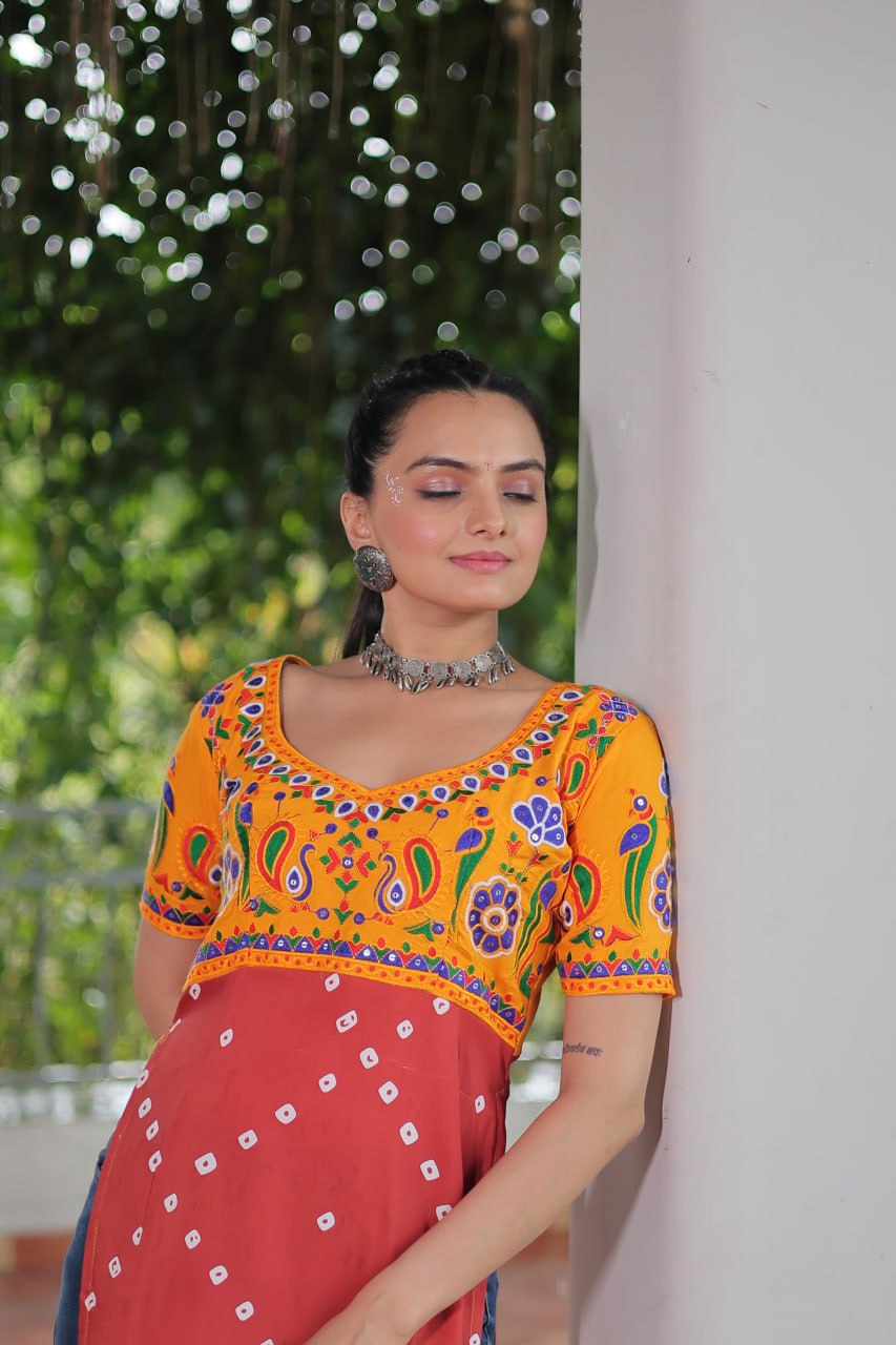 DANDIYA DESIGNER KURTA - Vastra Gehna