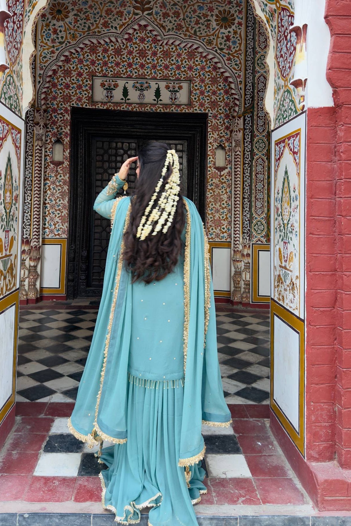 PLAZZO. WITH FANCY DUPPATA AND EMBROIDERY WORK - Vastra Gehna