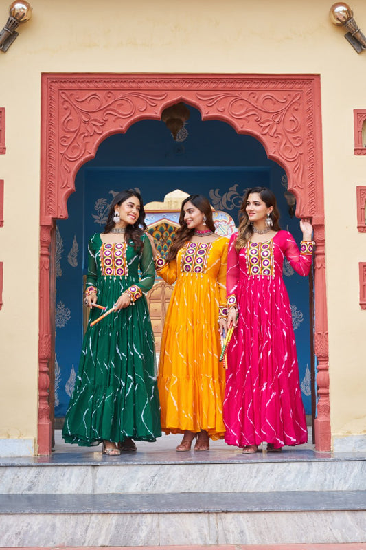 NAVRATRI DANDIYA VASTRA LEHERIYA - Vastra Gehna