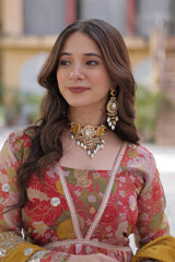 ALIA CUT GOWN WITH DUPATTA SET - Vastra Gehna