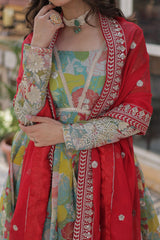 ALIA CUT GOWN WITH DUPATTA SET (Copy) - Vastra Gehna