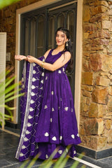 :HAVY FOX GOURGATE PARTY WEAR LOOK GOWN - Vastra Gehna