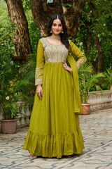 DESIGNER READYMADE GOWN - Vastra Gehna