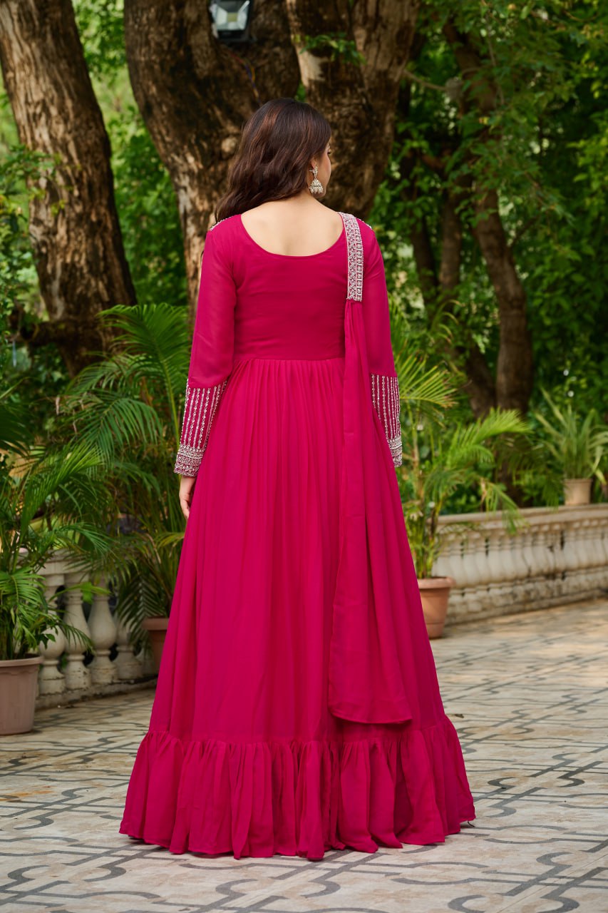 DESIGNER READYMADE GOWN - Vastra Gehna