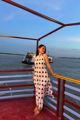 Our elegant designer printed kurta plazzo co-ord set set pure cotton. - Vastra Gehna