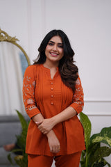 Our elegant designer printed Cord set