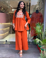 Our elegant designer printed Cord set