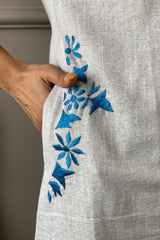 Our elegant designer Embroidary work & kurta with plazzo co-ord set pure cotton - Vastra Gehna