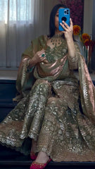 Launching New Designer Party Wear Look Top , Sharara Plazzo and Dupatta*