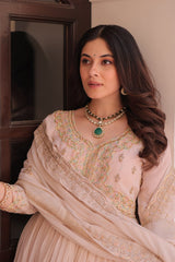 Star Georgette With Beads & Sequins Multi Embroidered work Gown