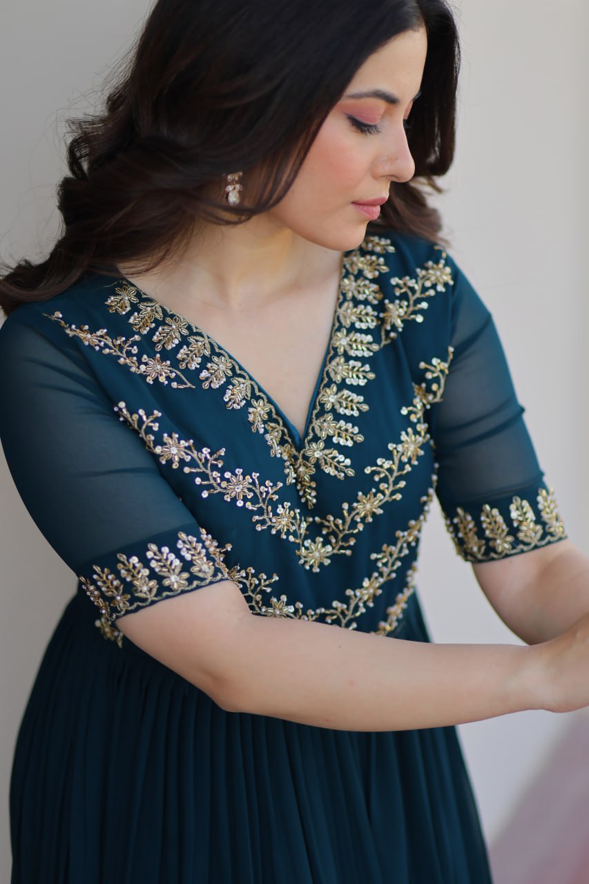 READYMADE DESIGNER GOWN - Vastra Gehna