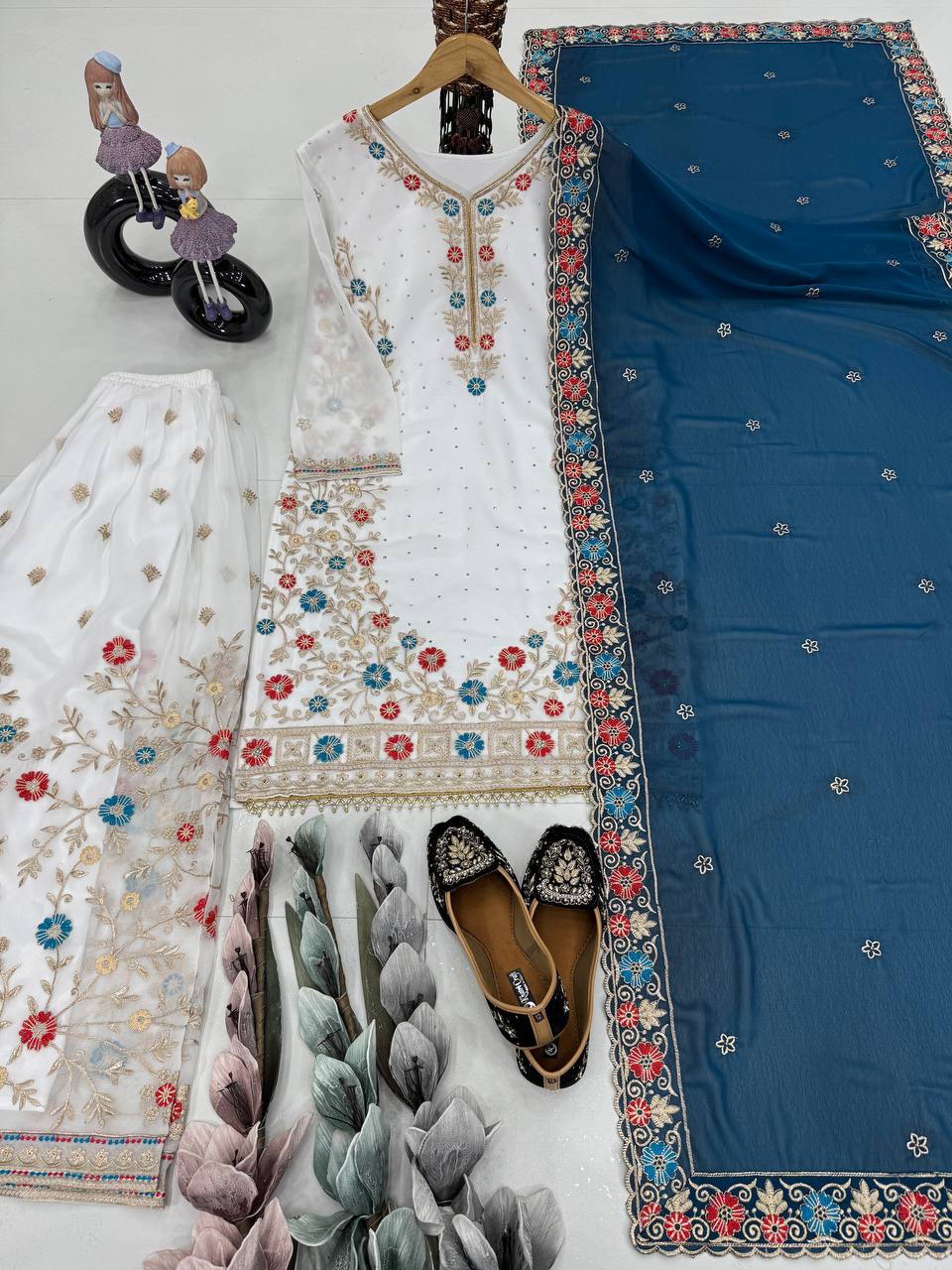 PARTY WEAR 3 PIS SUIT COLLECTION - Vastra Gehna