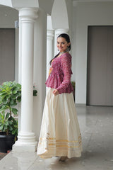 Kora Cotton With Attractive Gota-Patti Lace