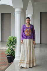 Kora Cotton With Attractive Gota-Patti Lace