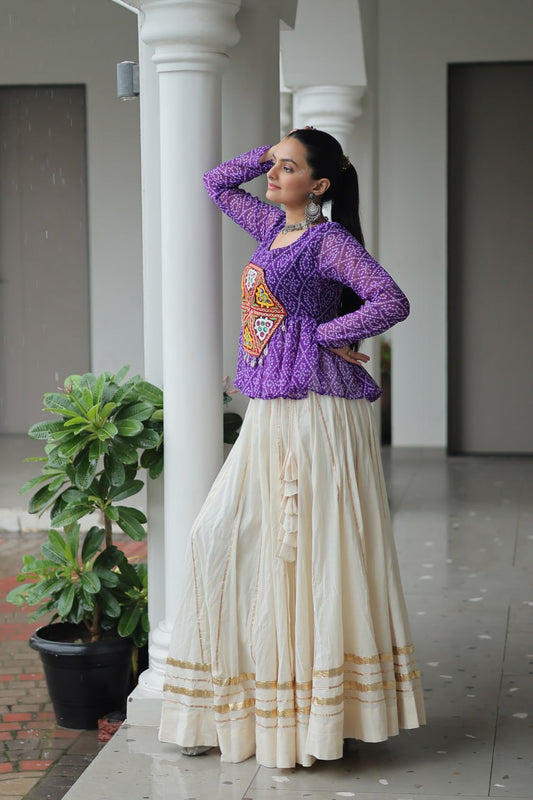 Kora Cotton With Attractive Gota-Patti Lace