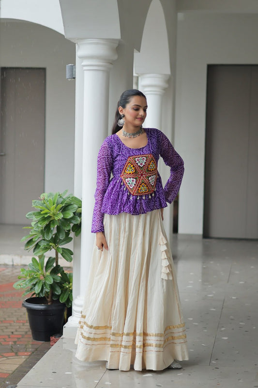 Kora Cotton With Attractive Gota-Patti Lace