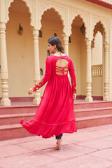 Reyon With Kutchi Gamthi Work.