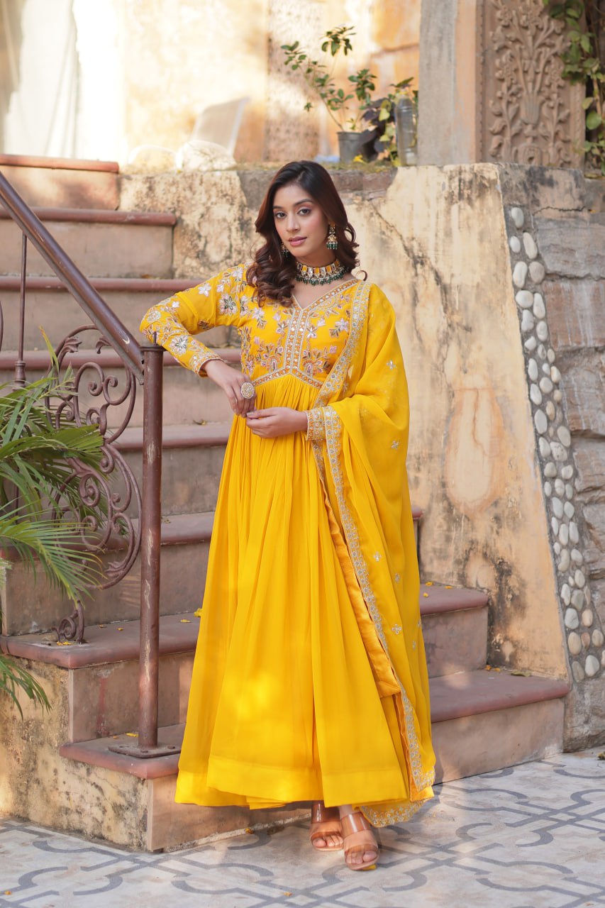 PREMIUM DESIGNER READYMADE GOWN COLLECTIONS - Vastra Gehna