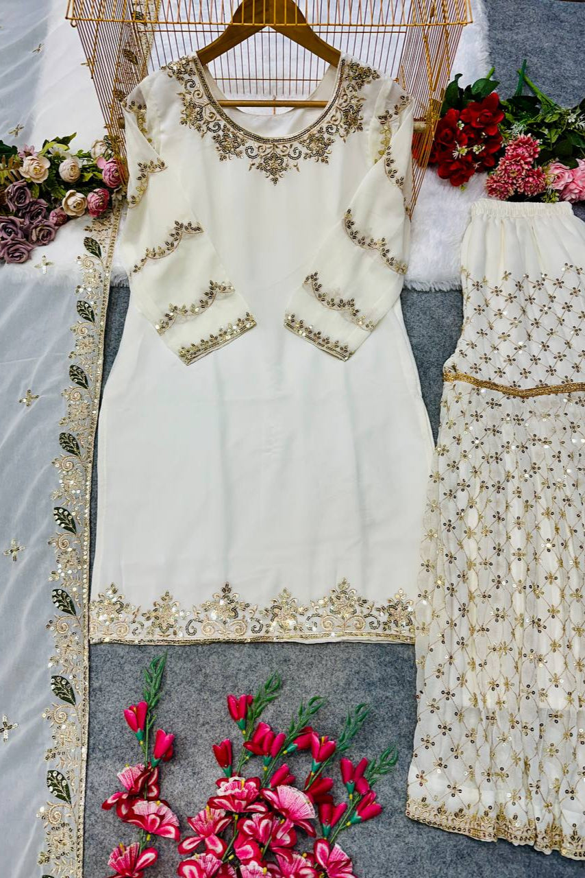 WITH FANCY DUPPATA WITH  EMBROIDERY WORK*✅ - Vastra Gehna
