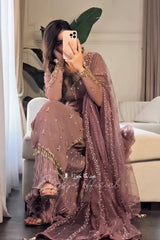 Heavy Faux Georgette With Embroidery Sequence Work - Vastra Gehna
