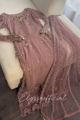 Heavy Faux Georgette With Embroidery Sequence Work - Vastra Gehna