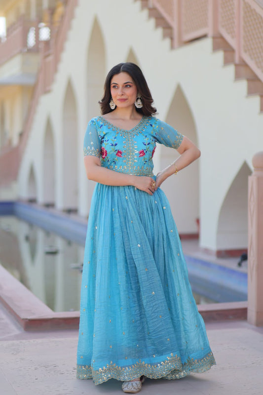 Gold Crush DESIGNER GOWN - Vastra Gehna