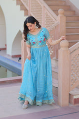 Gold Crush DESIGNER GOWN - Vastra Gehna