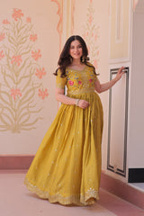 Gold Crush DESIGNER GOWN - Vastra Gehna