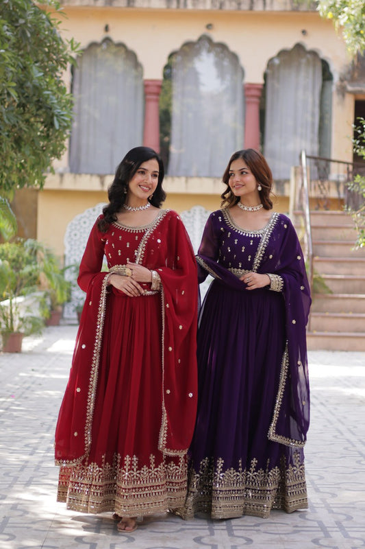 PREMIUM DESIGNER READYMADE GOWN COLLECTIONS. - Vastra Gehna