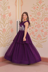 PEPLUM STYLE GOWN - Vastra Gehna