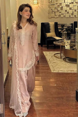 Crep Silk Top-Bottom And Dupatta Set - Vastra Gehna