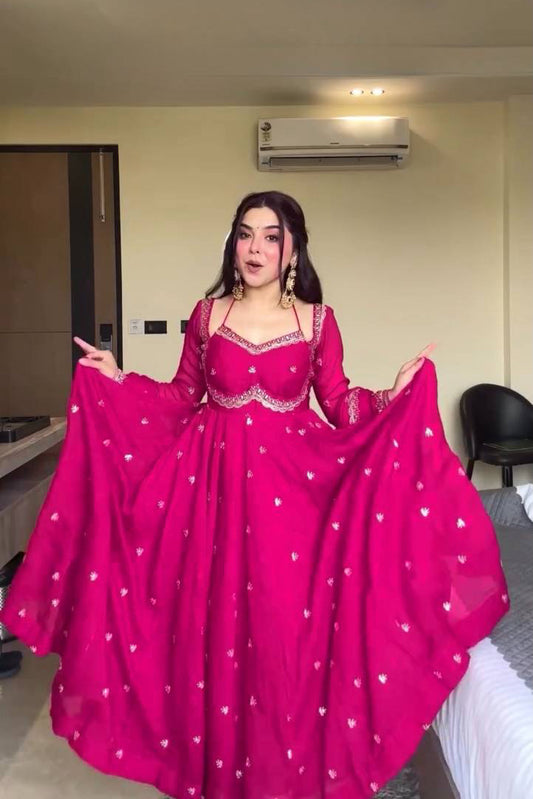 New Designer Party Wear Look Top-bottom and Dupatta With Heavy Embroidery Work