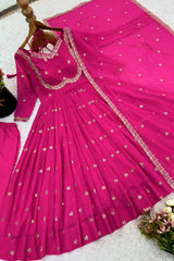 New Designer Party Wear Look Top-bottom and Dupatta With Heavy Embroidery Work