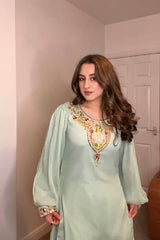 New Designer Party Wear Look Top-Plazzo and Dupatta With Heavy Embroidery Work