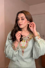 New Designer Party Wear Look Top-Plazzo and Dupatta With Heavy Embroidery Work