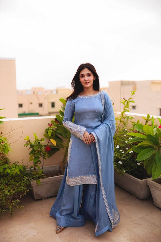 Designer Party Wear Look - Vastra Gehna