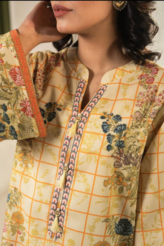 FABRIC HAVY CREP  WITH DIGITAL PRINT - Vastra Gehna