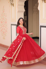 DESIGNER READYMADE GOWN - Vastra Gehna