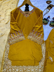 NEW ĐĚSIGNER PARTY WEAR TOP AND PLAZO - Vastra Gehna