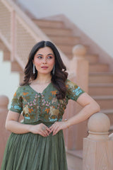 DESIGNER READYMADE KOTI-GOWN - Vastra Gehna