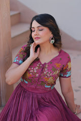 DESIGNER READYMADE KOTI-GOWN - Vastra Gehna