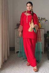 AND SALVAR . WITH FANCY DUPPATA AND EMBROIDERY WORK* - Vastra Gehna