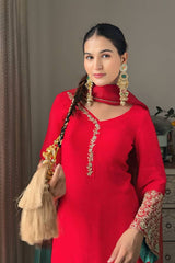AND SALVAR . WITH FANCY DUPPATA AND EMBROIDERY WORK* - Vastra Gehna