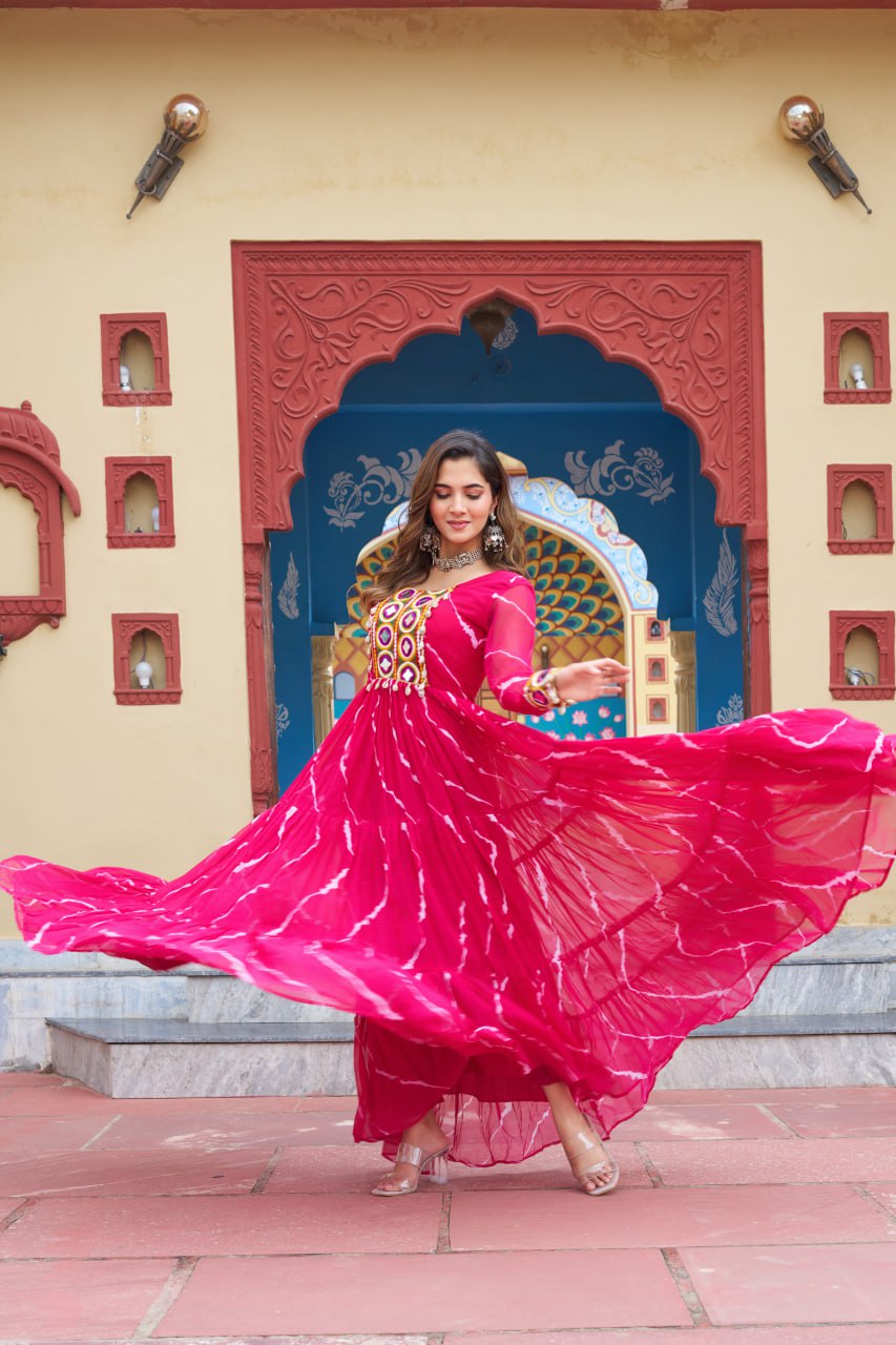 NAVRATRI DANDIYA VASTRA LEHERIYA - Vastra Gehna