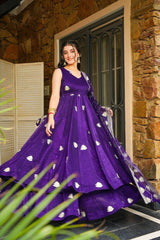 :HAVY FOX GOURGATE PARTY WEAR LOOK  GOWN - Vastra Gehna