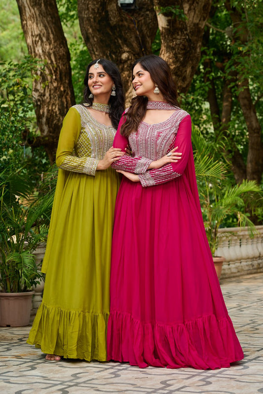 DESIGNER READYMADE GOWN - Vastra Gehna