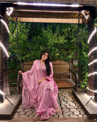 ENHANCE THE BEAUTY OF YOUR WARDROBE WITH THIS NEWLY LAUNCHED KURTI-PLAZZO SET