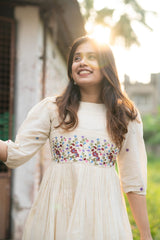 Our elegant designer printed work   kurta with plazzo co-ord set pure cotton