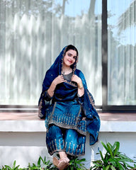 ENHANCE THE BEAUTY OF YOUR WARDROBE WITH THIS NEWLY LAUNCHED KURTI-PLAZZO SET